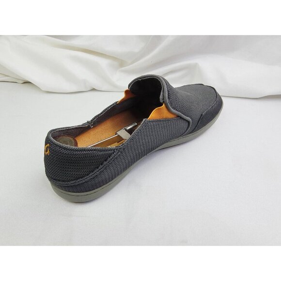 Olukai Nohea Mesh Mens Size 11 Brown Slip On Embroidered Logo Comfort Sneakers - Picture 13 of 14